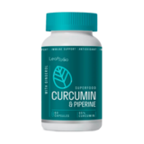 Куркумин с пиперином, Curcumin & Piperine, Leaf To Go, 60 капсул 1