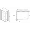 Abber Schwarzer Diamant AG301405-S805 Душевой уголок, 140x80x190, цвет: хром