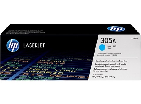 Картридж лазерный HP CE411A 305A, Cyan