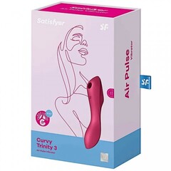 Вакуумно-волновой стимулятор Satisfyer Curvy Trinity 3, розовый