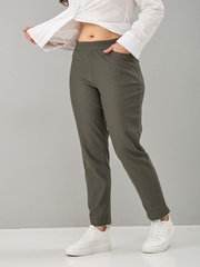 Брюки Бдж-129/фисташковый-джинс