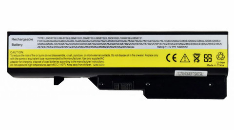 Аккумулятор для Lenovo G570 L09L6Y02 (11.1V 5200 mAh)