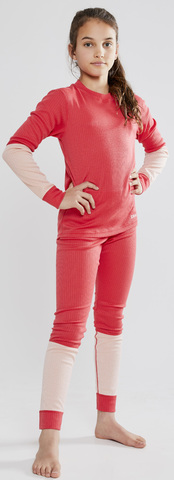 Комплект термобелья Craft Baselayer Set Red детский