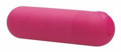 Розовая перезаряжаемая вибропуля 7 Speed Rechargeable Bullet - 7,7 см. - 