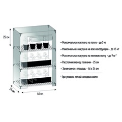 Парник для рассады на подоконнике 3 полки