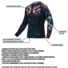 Рашгард Hardcore Training Nordic Pattern Black Russian L/S