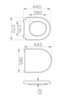 VitrA 137-003-009 Liquid сиденье с микролифтом