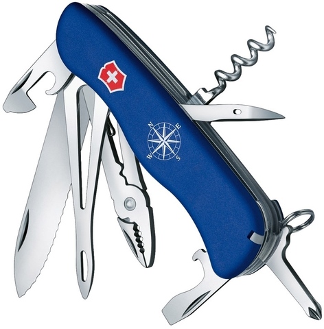 Нож складной Victorinox Skipper, 111 mm, Blue (0.9093.2W)