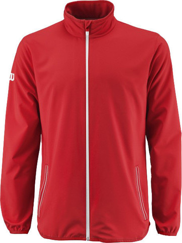 Теннисная футболка мужская Wilson Team Woven Jacket  red