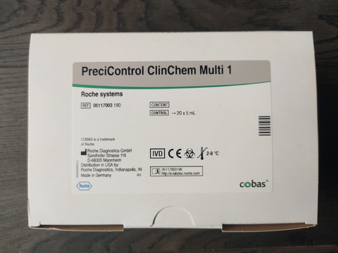 Контроль универсальный I (20x5 мл) (Preci Control ClinChem Multi 1 (20x5 ml)), 05117003190