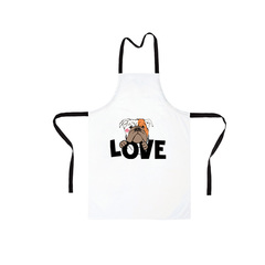 Фартук "Английский бульдог - LOVE"