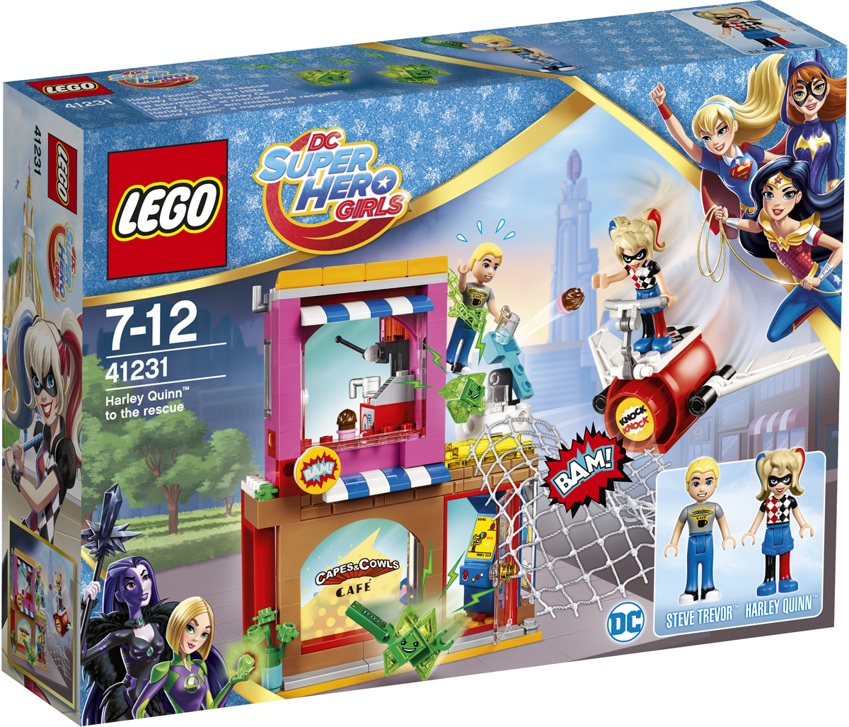 LEGO DC Super Hero Girls Конструктор Харли Квинн спешит на помощь, 41231  купить в Москве | Доставка по России.