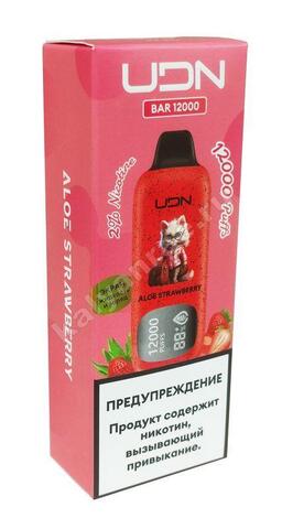 UDN Bar Алоэ Клубника 12000 затяжек