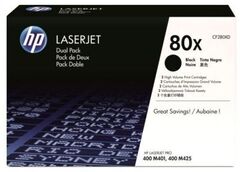 Картридж HP CF280XD двойной картридж повышенной ёмкости для принтеров Hewlett Packard Color LaserJet Enterprise CP4525n, CP4525dn, CP4525xh, LaserJet Pro 400 M401a, M401d, M401dn, M401dw, MFP M425dn, M425dw. Ресурс 2 х 6900 страниц.