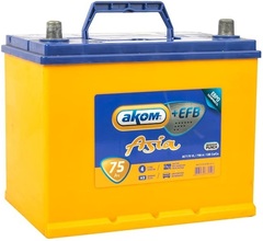 AKOM Asia EFB 6CT- 75 аккумулятор