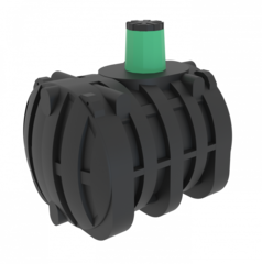 Подземная емкость Мультпласт 6.5 6500 л. горизонтальный (2450x1970x2605см;216кг;черный) - арт.555474