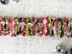 Тесьма текстиль люрекс с бахромой, ш. 2,5 см