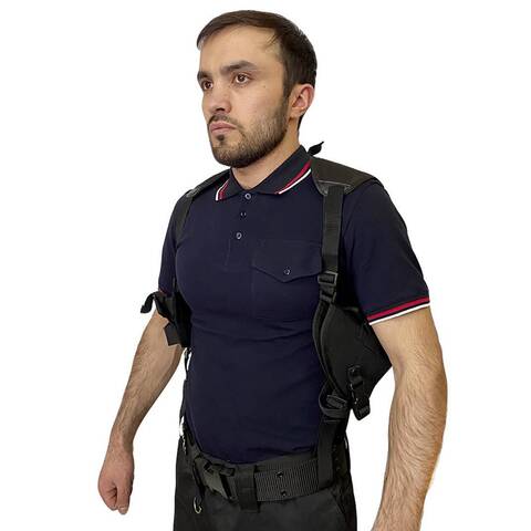 Кобура  наплечная спецназа и полиции Gunpad Cordura (черная)