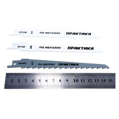 Набор пилок для сабельных пил ПРАКТИКА универсальный: S711EF/S922BF/S644D - 150мм, (3 шт)