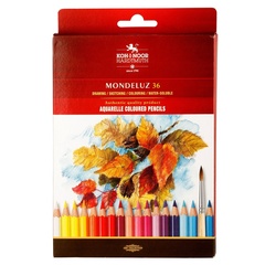 Карандаши акварельные KOH-I-NOOR MONDELUZ FRUIT 3719, 36 цветов