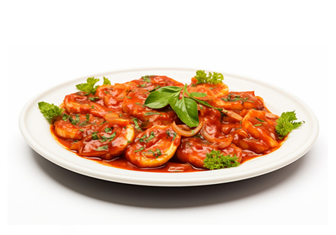 Основа с морепродуктами в томатном соусе с каперсами, 300г