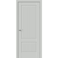 Купить Межкомнатная дверь эмалит Прима-12.7 Grey Matt глухая