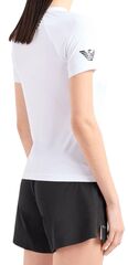 Женская теннисная футболка EA7 Woman Jersey T-Shirt - white