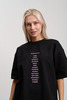 Футболка  женская оверсайз черный 