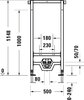 Duravit WD4002000000 DuraSystem Элемент для биде белый