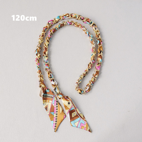 Ручка из цепочки с платком S-79