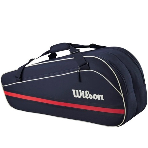 Теннисная сумка Wilson TEAM RACKET BAG 2025 Navy (6 ракеток)