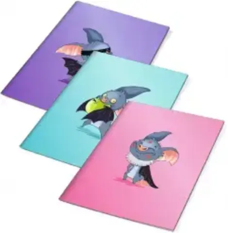 Обложки для тетрадей с голографическим рисунком (Феникс) СУПЕР МЫШЬ (3 шт. в наборе, 346х213 мм, цвет: полноцветный дизайн, ПВХ плотностью 70 мкм, ос 59934/200