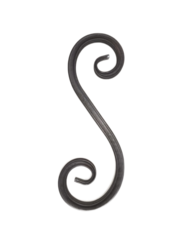 Кованый элемент "Валюта 3S", 330х125 мм