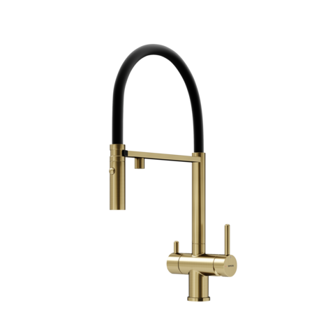 SC4010BGbh Смеситель для кухни SANCOS IMOLA,с гибким изливом, краном для фильтрованной воды, гибким