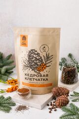 Кедровая клетчатка с ОБЛЕПИХОЙ и ЧИА / Cedar Immuno / дой-пак / 250 г / Сибирский кедр