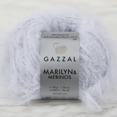 Пряжа Gazzal Marilyn & Merinos 8253 туман