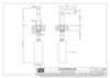 Gessi 29651#149 Дозатор для моющего средства встраиваемый (Finox Brushed Nickel)