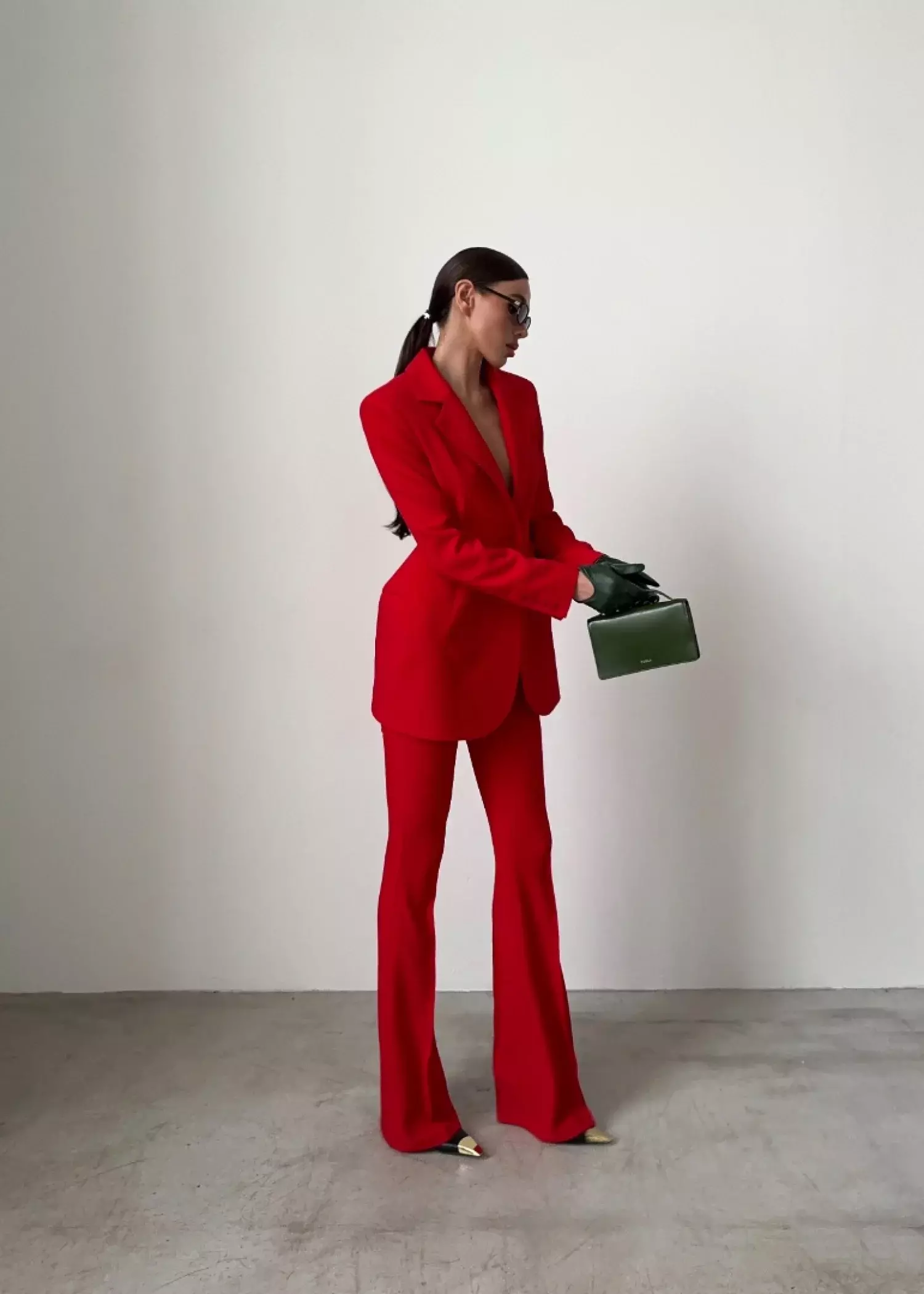 Жакет Инстамодель, Красный