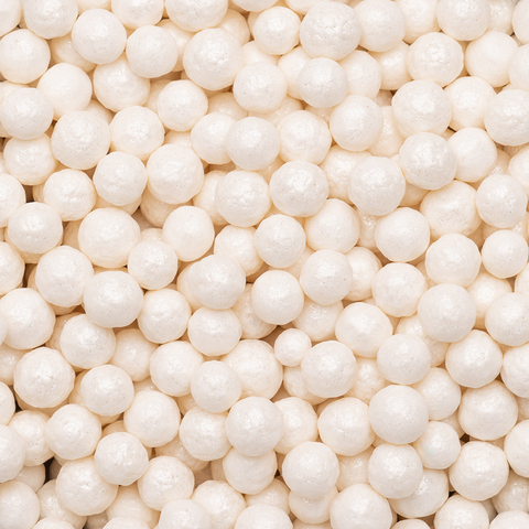 Посыпка мягкая Белый жемчуг (473) 5 мм, кг