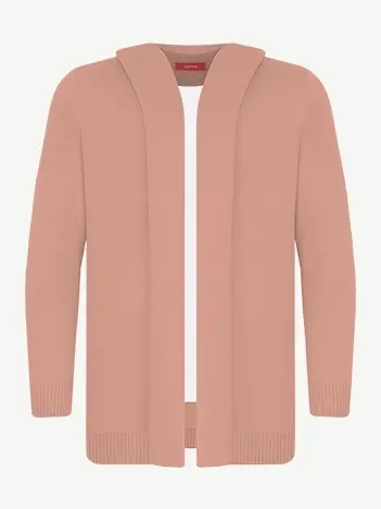 Кардиган с капюшоном из экохлопка