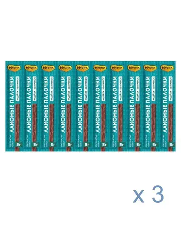 Мнямс лакомые палочки 13,5 см для кошек с индейки и цыпленка 10х5 г