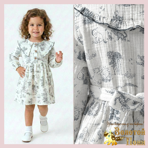 Платье муслин д (3-7) 251201-Z1017