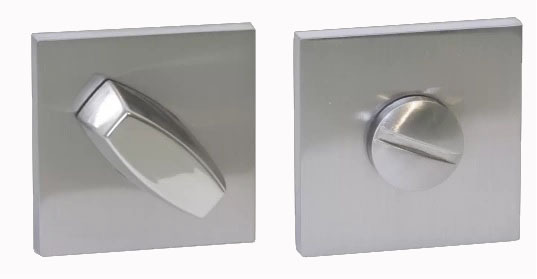 Завертка квадрат Инерта FZ21-196 SSC, цвет хром матовый к ручкам FZ21-248 SSC, FZ21-249 SSC (гарантия - 12 месяцев)