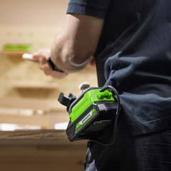 Гравер Greenworks G24RT 24V с базой и оснасткой (52 шт) аккумуляторный, без АКБ и ЗУ