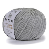 Пряжа Gazzal Baby Wool XL 817 стальной