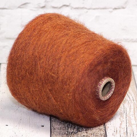 Кидмохер на полиамиде PURA LANA ITALIA / MARZIA 900 рыжий меланж