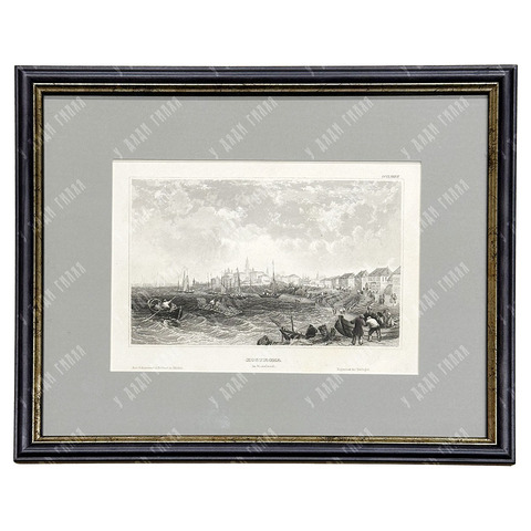 Кострома. Гравюра на стали. Хильдбургхаузен, Германия. Сер. XIX века.