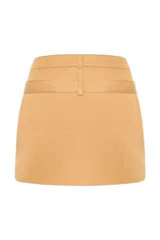 Мини юбка с двойным поясом B CLUB