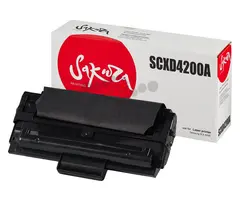 Картридж Sakura SCXD4200A для Samsung, черный, 3000 к.