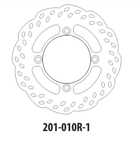 Диск тормозной задний Honda CB250-500-750-900 / NSS125-250 Forza / XL600-700 / FJS400-600 / Cagiva